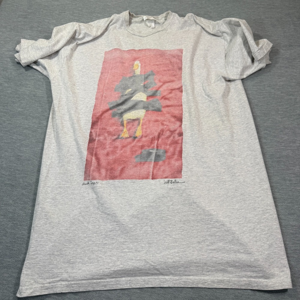 Heartland Apparel T-Shirt One Size Gray‎ Abstract Art Will Bullas Graphic Tee
